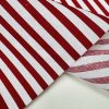 Red Stripes Nautical Teflon Coated Fabric Home Decor Upholstery Marine Water Resistant Material - 140cm or 55" Wide - Image 4