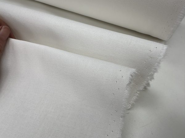 PFP Off-White 100% Cotton Fabric Material Home Decor Curtains Dressmaking Bedding -  145cm or 57 inch Wide - Image 3