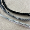 Grey Flanged Piping Cord Twisted Rope Trim Home Decor – Pillow Cushion Curtains Edge Trimming Upholstery – 7mm Wide – ANY LENGTH - Image 2