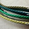 Petrol Green Flanged Piping Cord Twisted Rope Trim Home Decor – Pillow Cushion Curtains Edge Trimming Upholstery – 7mm Wide – ANY LENGTH - Image 2