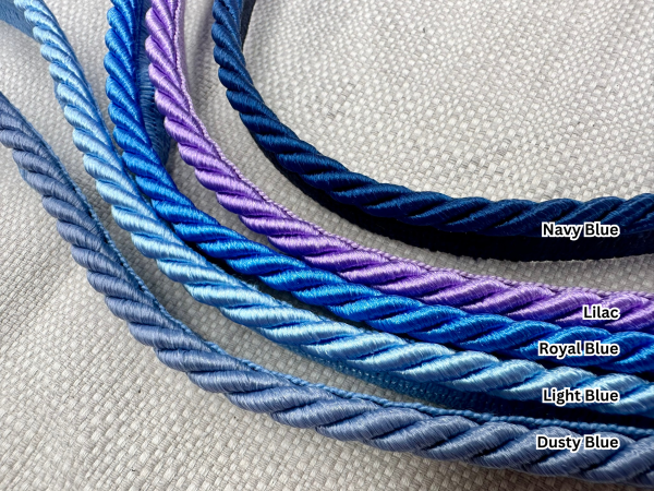Flanged Piping Cord Twisted Rope Trim Home Decor - Pillow Cushion Curtains Edge Trimming Upholstery - 7mm Wide - ANY LENGTH - Image 8