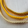 Cream Flanged Piping Cord Twisted Rope Trim Home Decor – Pillow Cushion Curtains Edge Trimming Upholstery – 7mm Wide – ANY LENGTH - Image 2