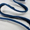 Navy Blue Flanged Piping Cord Twisted Rope Trim Home Decor – Pillow Cushion Curtains Edge Trimming Upholstery – 7mm Wide – ANY LENGTH