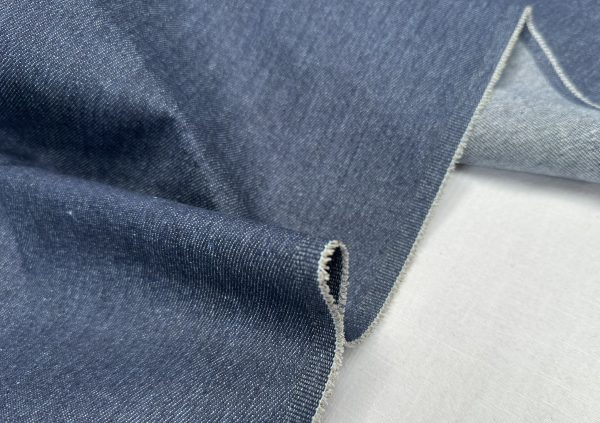 Classic Denim Jeans Cotton Fabric Plain Marine Craft Jacket Dress Material - 70" or 180cm EXTRA Wide - Dark Blue - Image 3