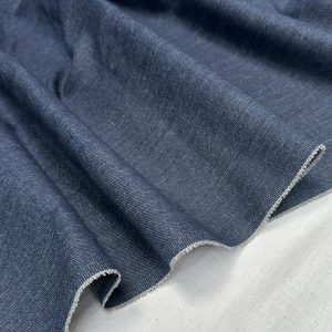 Classic Denim Jeans Cotton Fabric Plain Marine Craft Jacket Dress Material - 70" or 180cm EXTRA Wide - Dark Blue