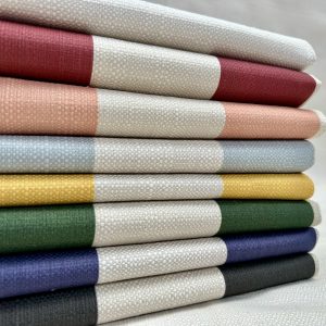9cm wide Stripes Upholstery Fabric Natural Plain Sofas Bed Home Decor Curtains Soft Material Cloth - 62'' or 160cm Wide