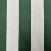 9cm wide Stripes Upholstery Fabric Plain Sofas Bed Home Decor Curtains Soft Material Cloth - 62'' or 160cm Wide - Dark Green & Natural - Image 2