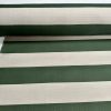 9cm wide Stripes Upholstery Fabric Plain Sofas Bed Home Decor Curtains Soft Material Cloth - 62'' or 160cm Wide - Dark Green & Natural - Image 4