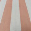 9cm wide Stripes Upholstery Fabric Plain Sofas Bed Home Decor Curtains Soft Material Cloth - 62'' or 160cm Wide - Pink Peach & Natural - Image 4