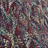 Vibrant Woven Gobelin Fabric with Abstract Brushstroke Design Home Decor Material Curtains Upholstery 55''/140cm Wide - Multi