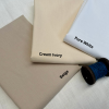 Classic Linen Cotton Blend Plain Fabric Material Lightweight Home Decor Bedding Clothes Curtains - 140cm wide - Beige - Image 3