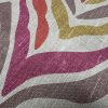 Pink Zebra Linen Look Print Fabric Animal Stripes Cotton Furnishing Curtain Upholstery Home Decor Material - 110"/280cm EXTRA Wide - Image 6