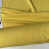 Classic Linen Cotton Blend Plain Fabric Material Lightweight Home Decor Bedding Clothes Curtains - 140cm wide - Yellow - Image 3