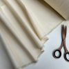 Classic Linen Cotton Blend Plain Fabric Material Lightweight Home Decor Bedding Clothes Curtains - 140cm wide - Image 8