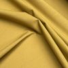 Classic Linen Cotton Blend Plain Fabric Material Lightweight Home Decor Bedding Clothes Curtains - 140cm wide - Mustard Yellow