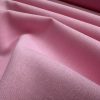 Classic Linen Cotton Blend Plain Fabric Material Lightweight Home Decor Bedding Clothes Curtains - 140cm wide - Pink - Image 3