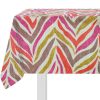 Pink Zebra Linen Look Print Fabric Animal Stripes Cotton Furnishing Curtain Upholstery Home Decor Material - 110"/280cm EXTRA Wide - Image 9