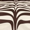 XL Zebra Spine Print Fabric Animal Stripes Cotton Furnishing Curtain Upholstery Home Decor Material - 55"/140cm Wide - Brown & Cream - Image 4