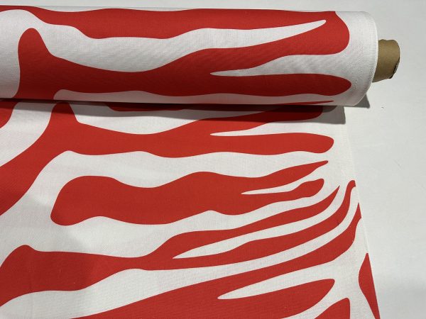 XL Zebra Spine Print Fabric Animal Stripes Cotton Furnishing Curtain Upholstery Home Decor Material - 55"/140cm Wide - Image 7