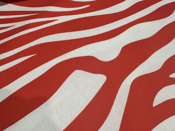 XL Zebra Spine Print Fabric Animal Stripes Cotton Furnishing Curtain Upholstery Home Decor Material - 55"/140cm Wide - Image 6