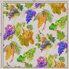 Grape Vineyard Digital Print Fabric Linen Look Canvas Purple Green Vine Leaf Material Home Decor Cushions Curtains Crafts - 55"/140cm Wide - Image 11