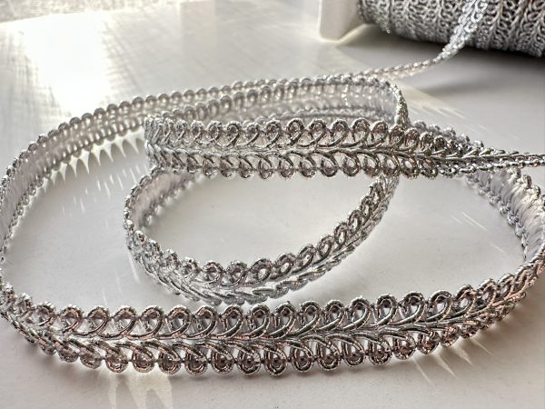 Rayon BRAID Cord Textile Gimp Scroll Chain Trim Home Decor - Pillow, Cushion, Curtains Edge Trimming Upholstery - 10mm Wide - ANY LENGTH - Image 12