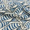 Sprats Blue Sardines Fish Fabric Marine White Digital Print Home Decor Curtain Upholstery Material - 140cm or 55" Wide - Image 2