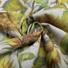 Sunflower Digital Print Fabric Linen Look Canvas Floral Yellow Flower Leaf Material Home Decor Cushions Curtains Crafts - 55"/140cm Wide - Image 5