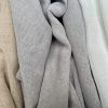 Linen Look GREY Sheer Fabric - Soft Linen Feel Material for Home Decor, Curtains, Clothes - 125"/ 320cm Extra Wide - Image 4