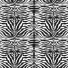Zebra Spine Print Fabric Animal Stripes Cotton Furnishing Curtain Upholstery Home Decor Material - 55"/140cm Wide - Black & White - Image 7
