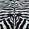 Zebra Spine Print Fabric Animal Stripes Cotton Furnishing Curtain Upholstery Home Decor Material - 55"/140cm Wide - Black & White - Image 6