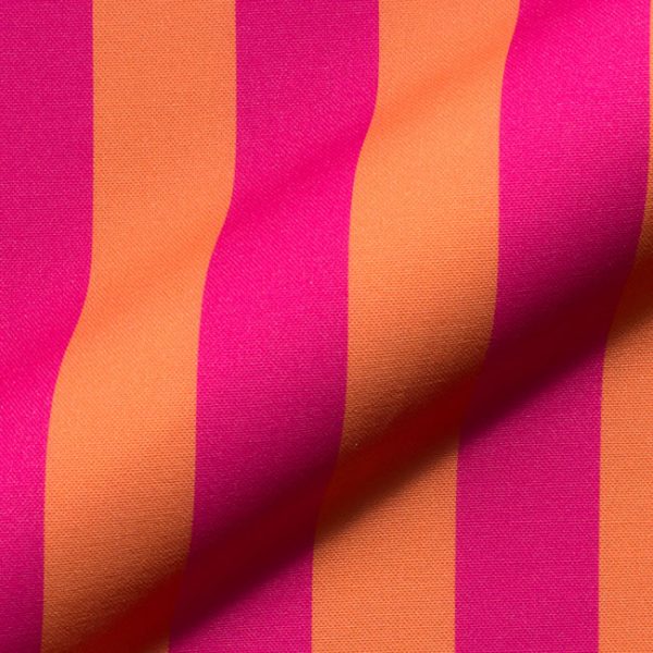 Pink & Orange Stripes Digital Print Fabric Furnishing Home Decor Joy Curtain Upholstery Cushion Dressmaking Material 55" or 140cm Wide - Image 5