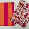 Pink & Orange Stripes Digital Print Fabric Furnishing Home Decor Joy Curtain Upholstery Cushion Dressmaking Material 55" or 140cm Wide - Image 9