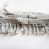 Fringe Tassel Trim Garland Bobble Ribbon Tape with Tassels for curtains fabric craft - 15 colours - any length - Silver Grey